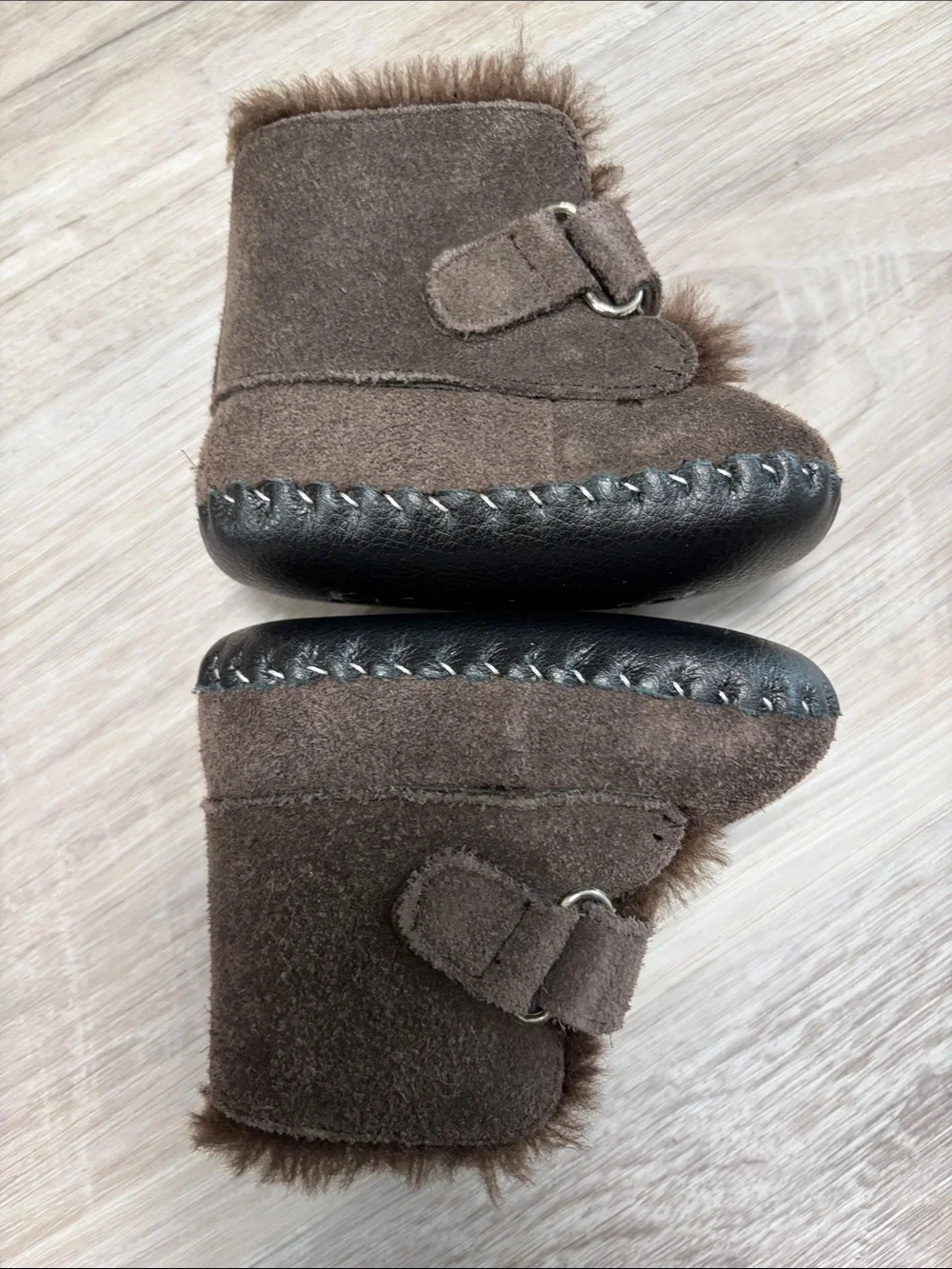 Pediped Originals Henry Brown Leather Baby Boots 0-6 Months X-Small NIB